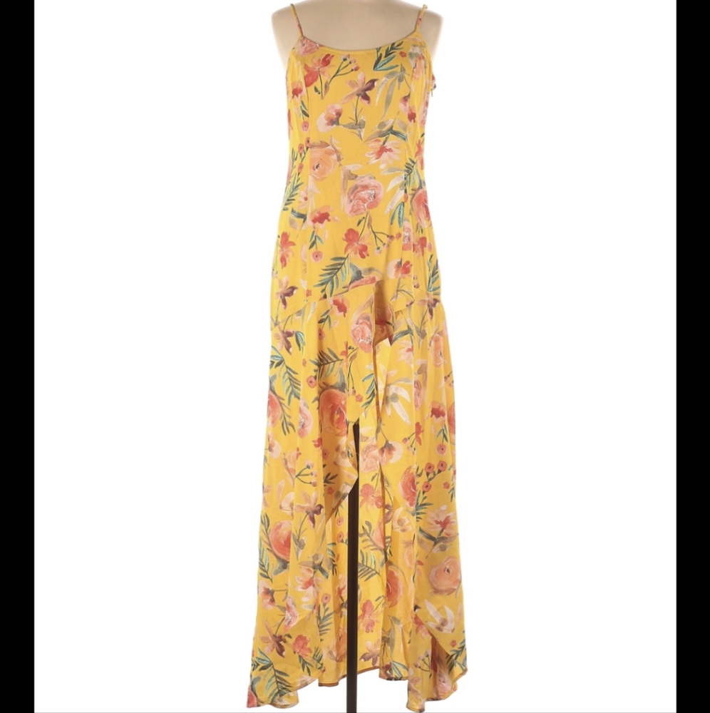 Lulu's Floral Print Maxi